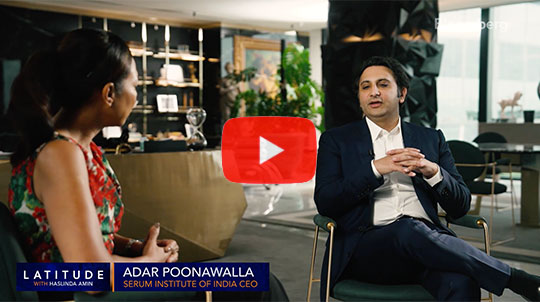 Adar Poonawalla speaks to Bloomberg TV's Haslinda Amin